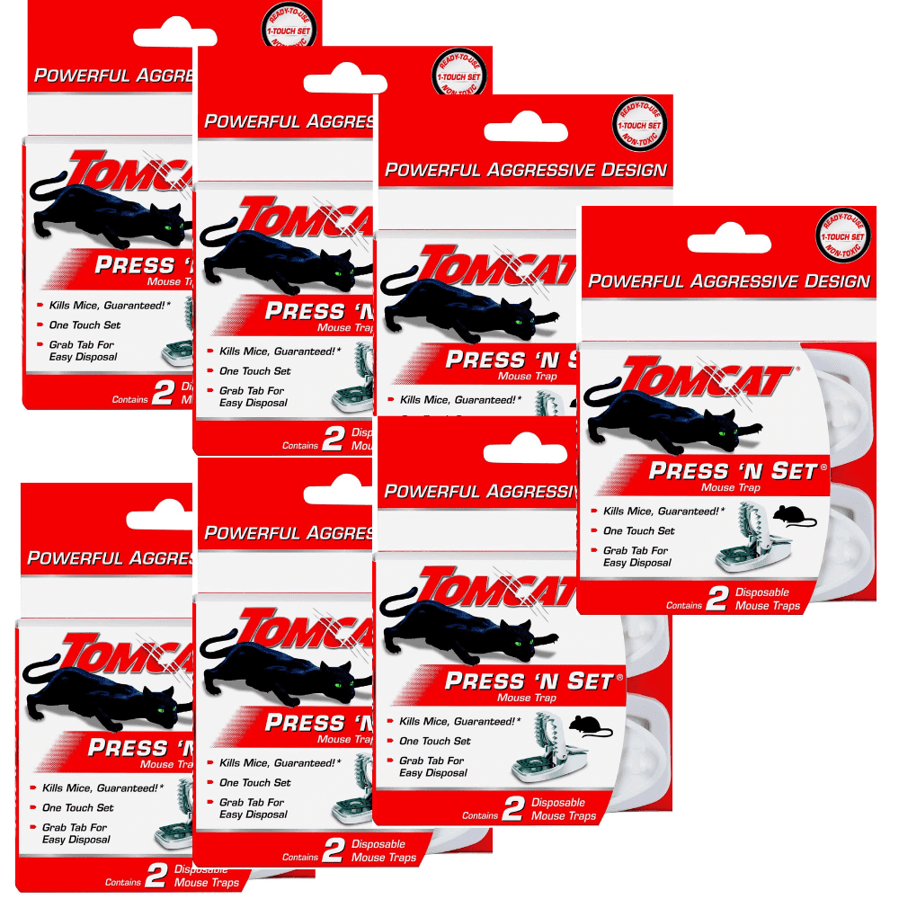 Victor, Mouse Trap, 4 Pack, Easy Set In-Door Indoor Rodent Control