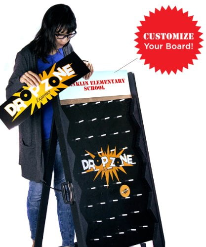 Drop Zone Express Customizable Plinko Style Board 