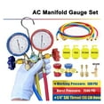thumbnail image 2 of R410A R22 R134a R404A Manifold Gauge Set HVAC A/C with Hoses Adjustable ,Easy to Operate, 2 of 6