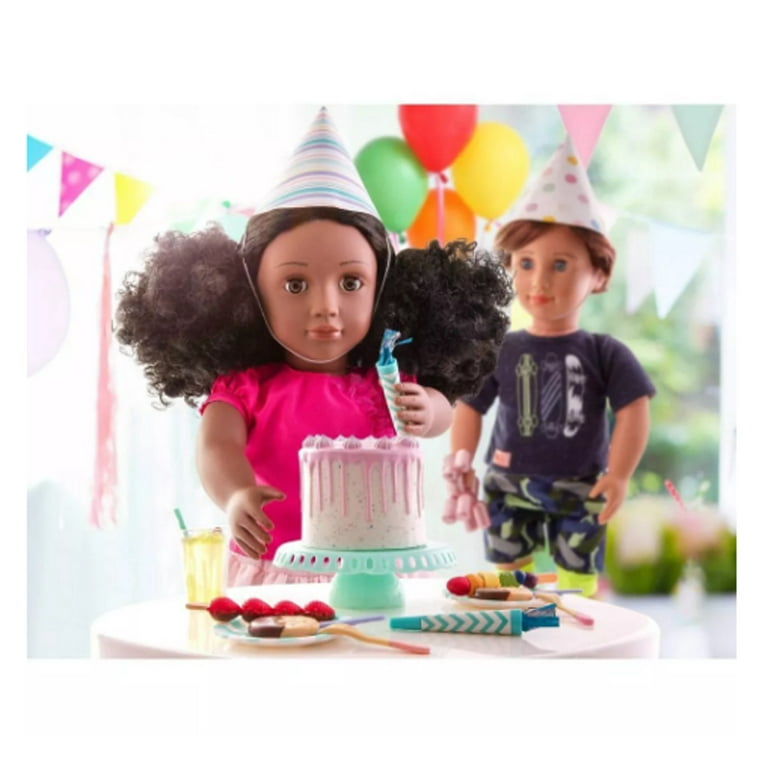 Our Generation Party Time Birthday Sweets Table Accessory Set for