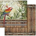thumbnail image 2 of Stamperia Double-Sided Paper Pad 8"X8" 10/Pkg-Amazonia, 10 Designs/1 Each, 2 of 9