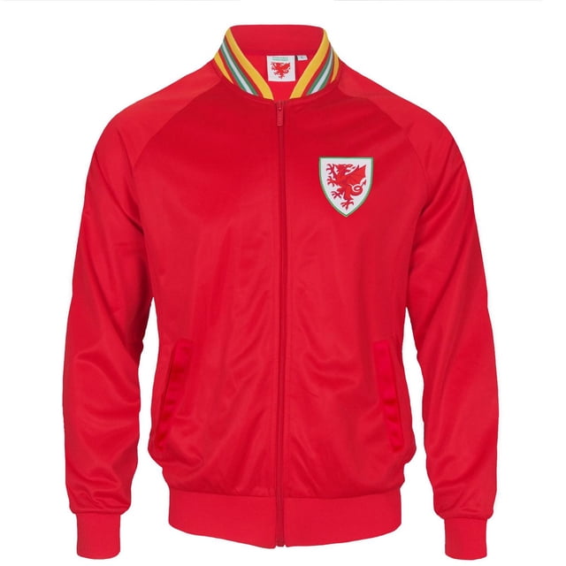 Wales Cymru Mens Retro Bomber Jacket