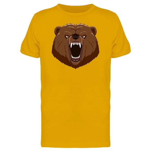 Angry Bear White Eyes Tee Men's -Image by Shutterstock