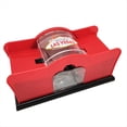 thumbnail image 4 of Manual Card Shuffler Poker Shuffle Machine Cards Holder Easy Hand Cranked System Card Shuffler Red,1x Card Shuffler Manual,Red, 4 of 9