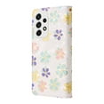 thumbnail image 2 of Wallet Case for Samsung A53 5G with RFID Blocking Credit Card Slots Holder, Cute Patterned Gold Brushing Magnetic Flip Kickstand Wrist Strap Cover for Samsung Galaxy A53 5G, Flowers Blossoming, 2 of 8
