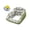 A, variant on Inflatable Water Lounge Chair with Mesh Seat and Cup Holder Thickened Pool Floating Sofa for Pool Beach and Outdoor Summer Activities Includes Foot Pump