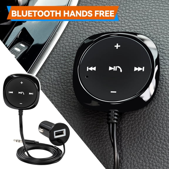 AUTOXBERT Bluetooth Car Adapter 3.5mm AUX Adapter Wireless Stereo Audio Music Receiver