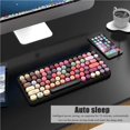 thumbnail image 1 of pitrice 308i Bluetooth Wireless Keyboard 84 Keys Round Button Gaming Keyboard Compatible for Windows/Mac/Android/Ios, 1 of 9