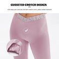 thumbnail image 2 of Legging de entrenamiento para mujer, estampado de letras, secado rápido, cintura alta, control de ab Abanopi Legging de yoga, 2 of 7