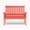 Bright Red, variant on Keystone Amish Co. Franklin Poly Composite Garden Bench, 4-Foot, Tropical Lime