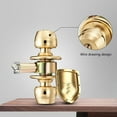 thumbnail image 6 of YIEMEEN Adjustable Latches Entry Door Knob polishes Brass Door Lock for Main Entrances, 6 of 12