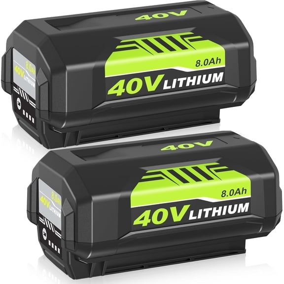 2Pack 40v 8.0Ah OP4026A Replacement for Ryobi 40V Battery Compatible with Ryobi 40 Volt Battery Lithium OP4015 OP4040 OP40201 OP4050A OP4015 OP40261 OP4030 OP40401 OP4060 Power Tools