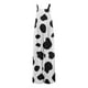 thumbnail image 3 of Gibobby pantalones siameses de pierna ancha Monos de mujer Verano Casual Suelto Sin mangas Patchwork Doble bolsillos Mono Estampado floral Boho Pierna ancha Babero en general(Blanco， XXL), 3 of 5