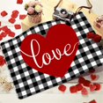 thumbnail image 6 of Valentines Day Decorations Valentine's Day Floor Mat Love Shaped Doormat Indoor Outdoor Entrance Bathroom Door Mat Valentine's Day Carpet 1 Carpet, 6 of 6