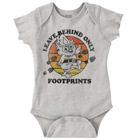 Woodsy Owl Don't Pollute U.S. Forest Romper Boys or Girls Infant Baby Brisco Brands 12M