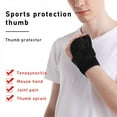 thumbnail image 5 of 1Pc Thumb Wristband Brace Wraps Carpal Tunnel Arthritis Tendonitis Sprain Finger Support Bandage Sports Gym Wrist Protector Skin Color, 5 of 6