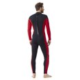 thumbnail image 3 of Traje de neopreno Hevto para hombre 3/2mm manga larga completo rojo, 3 of 6