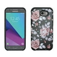 thumbnail image 4 of Value Pack + for 5.5" Samsung Galaxy J7 Prime On Nxt On7 Prime Case Phone Case Shock proof Edges Designed Hard Back Layers Bumper Slim Cover Roses Pink, 4 of 4