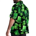 thumbnail image 3 of Saint Patrick's Day Men's Short Sleeve Hawaiian Shirt, Casual Printed Button Down Beach Tops for Summer, Spread Collar Mens Shirts Unisex, 3 of 6