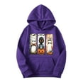 thumbnail image 5 of Craaazy Hoodies For Women Long Sleeve Hooded Sweatshirt Halloween Running Hooded Drawstring Tops With Pockets Gifts For Women, 5 of 5