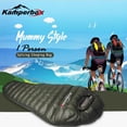 thumbnail image 5 of Kamperbox Cold Temperature Winter Sleeping Bag, 1000g Grey Down, 20D Nylon Shell, L/R Zipper for Double Sleeping Bag, Camping Sleeping Bag, 5 of 9