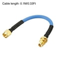 thumbnail image 4 of Uxcell SMA Extension Cable SMA Male to SMA Female RF Coax Cable RG402 0.1M/0.33Ft Length, 4 of 4