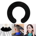thumbnail image 3 of 1 Pce Collier de Coupe de Salon de Coiffure Réglable, Collier de Coupe en Silicone pour Salon de Coiffure Femmes Hommes - Noir, Diamètre Extérieur 30cm, 3 of 10