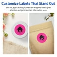 thumbnail image 4 of Avery Printable Round Labels, Neon Magenta, 1-5/8" Diameter, 1,600ct, 4 of 11