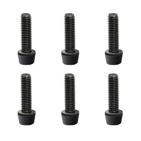 

AQCW 6Pcs Stainless Steel Bike Stem Bolt Heavy Duty Metal Colorful BMX MTB Road Mountain Bicycle Stem Screw Cycling Bike Accessories