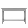 thumbnail image 3 of Pemberly Row Contemporary Engineered Wood Writing Desk in Cape Cod Gray, 3 of 8