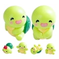 thumbnail image 6 of Raindrops Cute Turtle Resin Figurines Set Assorted Colors Decorative Collectible Pet-Friendly Craft, 6 of 7