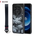 thumbnail image 6 of ibmrs For xiaomi 14 ultra case, Translucent Slim Shockproof Phone Cover (Camo Black), 6 of 6