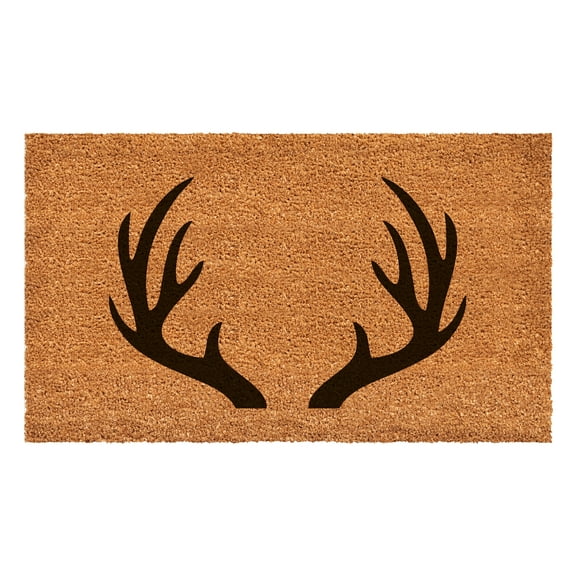 Antler Monogram Doormat, 36" x 72" (Letter NP)