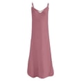 thumbnail image 5 of DHFJKG Summer Maxi Dresses For Women Spaghetti Strap Flowy Casual V Neck Beach Dress Vacation Travel Outfits Cozy Dresses, 5 of 5