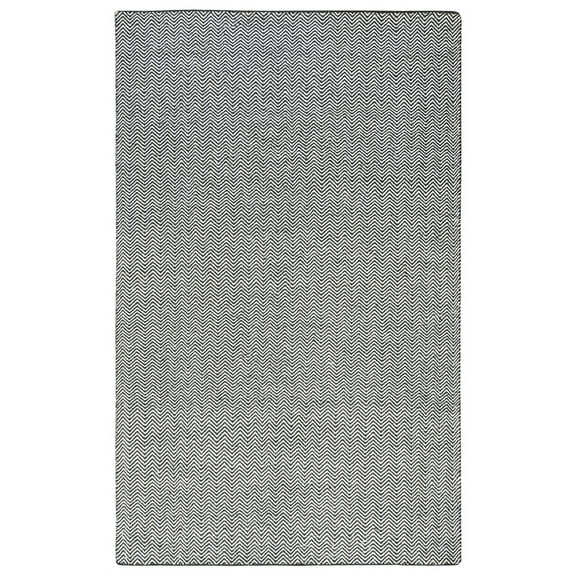 Gatney Rugs Pointe Area Rug TW2966 Black Chevron Rows 9' x 12' Rectangle