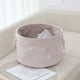 thumbnail image 1 of Cesta de tela plegable con asas para organizar el hogar | Cesto para ropa, juguetes y otros artículos | Cesto para ropa plegable gris o rosa, 1 of 6