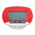 thumbnail image 1 of Pedometer, Safe Adjustable ABS Step Counter  for Morning Exercise Red, 1 of 7