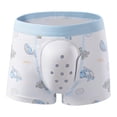 thumbnail image 1 of Ropa interior protectora para circuncisión, calzoncillos fáciles de usar que reducen fricción para niños, cómodos calzoncillos tipo bóxer con corte Tamaño 130, 1 of 10