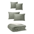 thumbnail image 5 of 6ix Tailors KAL-GIL-CVT-QN-5PC Kalia Gilded Queen Size Coverlet & 2 Pillow Shams Set - 5 Piece, 5 of 5