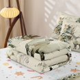 thumbnail image 5 of Erosebridal Watercolor Deer Family Zipper Twin Comforter Sets with Fitted Sheet and 2 Pillowcases for Girls, Sage Green Snowy Pine Tree Zipper Bedding Set, Christmas Reversible, 4 Pieces, 5 of 7