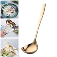 thumbnail image 2 of Premium Korean Soup Spoons, Stainless Steel Long Handle Rice And Asian Spoon for Home, Kitchen, Restaurant, Cafe, Dishwasher Safe Harlik, 2 of 8