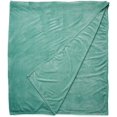 thumbnail image 1 of Intelligent Design Couverture en Peluche Microlight Surdimensionnée, Full/queen, Aqua, 1 of 5