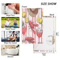 thumbnail image 6 of Yayeee 2 Pack Hand Towels for Bathroom 100% Cotton 16" x 28" Soft Absorbent Kitchen Towel, Red Lobster, 6 of 7