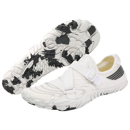 

SUNHUFA Water Shoes Breathable Swimming Shoes Quick Drying for Beach Swim (White 36)