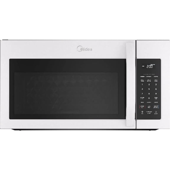 Midea MMO17S5AWW 1.7 Cu. Ft. White Over-the-Range Microwave