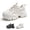 M98 Off-white, variant on Women Chunky Fashion Sneakers Platform Bold Lace-Up Comfortable Sneakers.