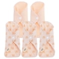 thumbnail image 1 of WORGEOUS Toallas sanitarias reutilizables de 5 piezas Almohadillas sanitarias transpirables de algodón lavables para mujeres Lady (patrón aleatorio), 1 of 8