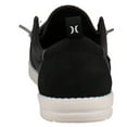 thumbnail image 5 of Hurley Men's Size 9, Lightweight Canvas Casual Shoes, Black, 5 of 6
