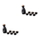 thumbnail image 1 of Advancent Ceramic Sake Pot Cups Set Drinkware Creative Decoration Durable for Kitchen Tipo 1 2Conjunto, 1 of 1