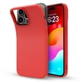 thumbnail image 3 of Elegant Choise Case with Screen Protector for iPhone 15 Pro Max/15 Pro/15 Plus/15 Liquid Silicone Phone Cover, Red, 3 of 16